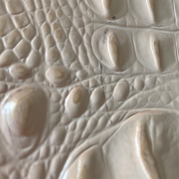 Brahmin Sonny Dalton Crossbody Sunglow Alligator Creme purse bag handbag - Picture 14 of 17